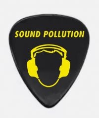 Sound Pollution - Plektrum / Pick Black - Sp Logo ryhmässä MERCHANDISE / Accessoarer / Hårdrock @ Bengans Skivbutik AB (5567030)