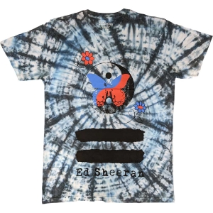 Ed Sheeran - Yin & Yang Butterfly Wht Dip-Dye T-Shirt ryhmässä MERCHANDISE / T-paita / Pop-Rock @ Bengans Skivbutik AB (5567277r)