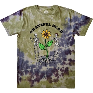 Grateful Dead - Keep It Green Grey Dip-Dye T-Shirt ryhmässä MERCHANDISE / T-paita / Pop-Rock @ Bengans Skivbutik AB (5567283r)