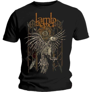 Lamb Of God  - Crow Uni Bl T-Shirt ryhmässä MERCHANDISE / T-paita / Hårdrock @ Bengans Skivbutik AB (5567535r)