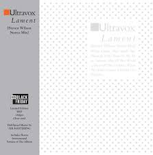 Ultravox - Lament LP (RSD) ryhmässä Övrigt /  @ Bengans Skivbutik AB (5568029)