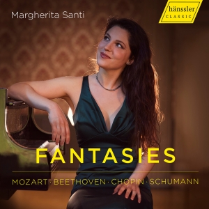 Margherita Santi - Mozart, Beethoven, Chopin & Schuman ryhmässä ME SUOSITTELEMME / Perjantain julkaisut / Perjantai 15 marraskuuta 2024 @ Bengans Skivbutik AB (5568423)