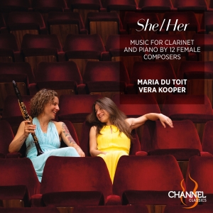 Maria Du Toit Vera Kooper - She/Her - Music For Clarinet & Pian ryhmässä ME SUOSITTELEMME / Perjantain julkaisut / Perjantai 15 marraskuuta 2024 @ Bengans Skivbutik AB (5568452)