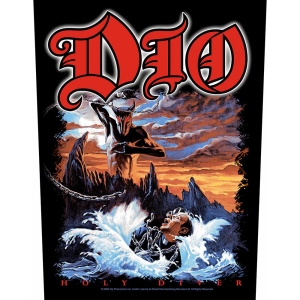 Dio - Holy Diver Back Patch ryhmässä MERCHANDISE / Merch / Hårdrock @ Bengans Skivbutik AB (5569038)