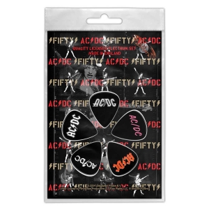 Ac/Dc - Fifty Plectrum Pack ryhmässä MERCHANDISE / Merch / Hårdrock @ Bengans Skivbutik AB (5569045)