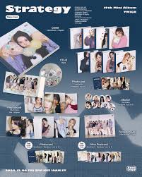 Twice - Strategy SET (Step 4 Ver.) + Photocards ryhmässä Övrigt /  @ Bengans Skivbutik AB (5569579)