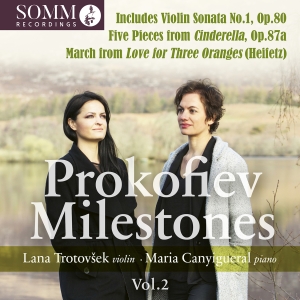 Lana Trotovsek Maria Canyigueral - Prokofiev: Milestones, Vol. 2 ryhmässä CD / Kommande / Klassiskt @ Bengans Skivbutik AB (5573641)