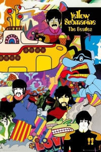 Beatles - Yellow Submarine Poster ryhmässä MERCHANDISE / Merch / Pop-Rock @ Bengans Skivbutik AB (5573708)