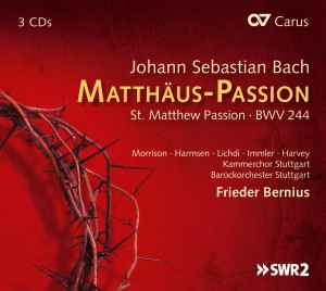 Bach - Matthäus Passion Bwv 244 ryhmässä ME SUOSITTELEMME / Joululahjavinkki: CD @ Bengans Skivbutik AB (5573838)