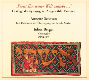  Annette Schavan Julius Berger - A Psalm Selection ryhmässä ME SUOSITTELEMME / Joululahjavinkki: CD @ Bengans Skivbutik AB (5573855)