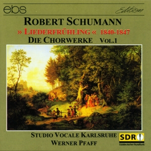 Werner Pfaff Studio Vocale Karlsru - Robert Schumann: Choral Works Vol. ryhmässä CD @ Bengans Skivbutik AB (5573869)