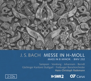 Bach J. S. - Mass In B Minor Bwv 232 ryhmässä CD / Klassiskt @ Bengans Skivbutik AB (5574403)