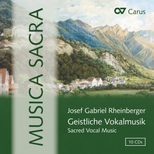 Rheinberger - Musica Sacra - Sacred Vocal Music ryhmässä ME SUOSITTELEMME / Joululahjavinkki: CD @ Bengans Skivbutik AB (5574492)