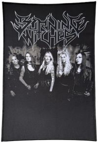 Burning Witches - Backpatch Standing Band (29,5 X 20, ryhmässä MERCHANDISE / Accessoarer / Kommande / Hårdrock @ Bengans Skivbutik AB (5574613)