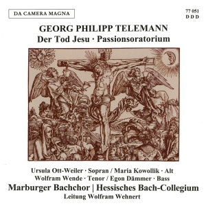 Telemann G P - Der Tod Jesu Twv 5:6 ryhmässä ME SUOSITTELEMME / Joululahjavinkki: CD @ Bengans Skivbutik AB (5574894)