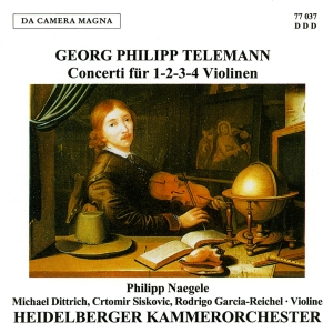 Telemann G P - Concertos For 1-2-3-4 Violins ryhmässä ME SUOSITTELEMME / Joululahjavinkki: CD @ Bengans Skivbutik AB (5574980)