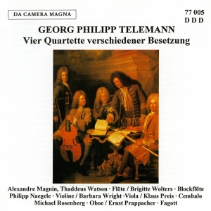 Telemann G P - 4 Quartets ryhmässä ME SUOSITTELEMME / Joululahjavinkki: CD @ Bengans Skivbutik AB (5574992)