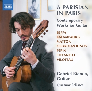 Gabriel Bianco Quatuor Eclisses - A Parisian In Paris - Contemporary ryhmässä CD / Kommande / Klassiskt @ Bengans Skivbutik AB (5576753)