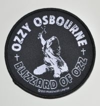 Ozzy Osbourne - Patch Blizzard Of Ozz (9,2 X 9,2 Cm ryhmässä MERCHANDISE / Accessoarer / Hårdrock @ Bengans Skivbutik AB (5577286)