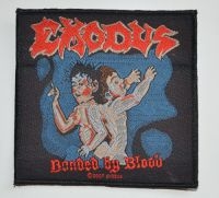 Exodus - Patch Bonded By Blood (9,4 X 9,6 Cm ryhmässä MERCHANDISE / Accessoarer / Hårdrock @ Bengans Skivbutik AB (5577298)