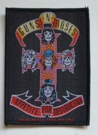 Guns N Roses - Patch Appetite For Destruction (7,4 ryhmässä MERCHANDISE / Accessoarer / Hårdrock @ Bengans Skivbutik AB (5577301)