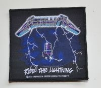 Metallica - Patch Ride The Lightning (10,4 X 9, ryhmässä MERCHANDISE / Accessoarer / Hårdrock @ Bengans Skivbutik AB (5577309)