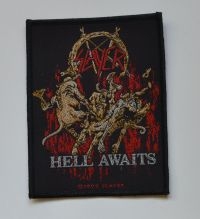 Slayer - Hell Awaits (8,2 X 10,3 Cm) ryhmässä MERCHANDISE / Accessoarer / Hårdrock @ Bengans Skivbutik AB (5577316)