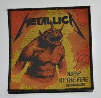 Metallica - Patch Jump In The Fire (10,3 X 10,3 ryhmässä MERCHANDISE / Accessoarer / Hårdrock @ Bengans Skivbutik AB (5577321)