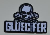 Gluecifer - Patch Skull Logo (9,2 X 6,5 Cm) ryhmässä MERCHANDISE / Accessoarer / Pop-Rock @ Bengans Skivbutik AB (5577327)