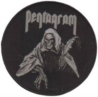 Pentagram - Patch Reaper (10 Cm) ryhmässä MERCHANDISE / Accessoarer / Hårdrock @ Bengans Skivbutik AB (5577350)