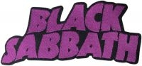 Black Sabbath - Logo Cut Out Patch (4,2 X 9,8 Cm) ryhmässä MERCHANDISE / Accessoarer / Hårdrock @ Bengans Skivbutik AB (5577354)