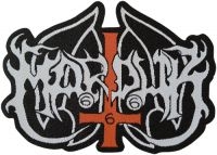 Marduk - Logo Cut Out Patch (7,1 X 10 Cm) ryhmässä MERCHANDISE / Accessoarer / Hårdrock @ Bengans Skivbutik AB (5577360)