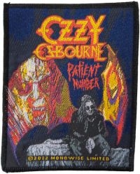 Ozzy Osbourne - Patch Patient No 9 (9,9 X 7,8 Cm) ryhmässä MERCHANDISE / Accessoarer / Hårdrock @ Bengans Skivbutik AB (5577364)