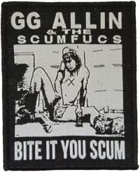 G.G. Allin - Patch & The Scumfucs (9,6 X 7,7 Cm) ryhmässä MERCHANDISE / Accessoarer / Pop-Rock @ Bengans Skivbutik AB (5577373)