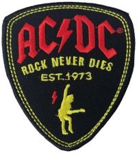 Ac/Dc - Patch Plectrum (Guitar Pick) (8,8 X ryhmässä MERCHANDISE / Accessoarer / Hårdrock @ Bengans Skivbutik AB (5577386)