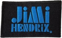 Hendrix Jimi - Patch Stencil Logo (6,3 X 10,1 Cm) ryhmässä MERCHANDISE / Accessoarer / Pop-Rock @ Bengans Skivbutik AB (5577396)