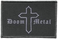 Doom Metal - Patch Doom Metal (6,8 X 10,1 Cm) ryhmässä MERCHANDISE / Accessoarer / Hårdrock @ Bengans Skivbutik AB (5577411)