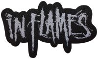 In Flames - Patch Logo Shaped (4,8 X 7,8 Cm) ryhmässä MERCHANDISE / Accessoarer / Kommande / Hårdrock @ Bengans Skivbutik AB (5577443)