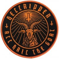 Hellripper - Patch Goatmaster Orange (9 Cm) ryhmässä MERCHANDISE / Accessoarer / Kommande / Hårdrock @ Bengans Skivbutik AB (5577458)