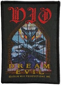 Dio - Patch Dream Evil (10 X 7,1 Cm) ryhmässä MERCHANDISE / Accessoarer / Kommande / Hårdrock @ Bengans Skivbutik AB (5577522)