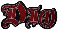 Dio - Patch Logo Cut Out (5,9 X 9,5 Cm) ryhmässä MERCHANDISE / Accessoarer / Kommande / Hårdrock @ Bengans Skivbutik AB (5577523)