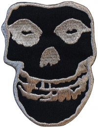 Misfits - Patch Inverted Silver Skull (8,7 X ryhmässä MERCHANDISE / Accessoarer / Kommande / Pop-Rock @ Bengans Skivbutik AB (5577580)