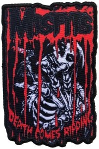 Misfits - Patch Death Comes Ripping (10,1 X 6 ryhmässä MERCHANDISE / Accessoarer / Kommande / Pop-Rock @ Bengans Skivbutik AB (5577585)