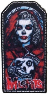 Misfits - Patch Lady Skull (10,4 X 5 Cm) ryhmässä MERCHANDISE / Accessoarer / Kommande / Pop-Rock @ Bengans Skivbutik AB (5577589)