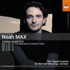 Noah Max - String Quartets ryhmässä CD / Kommande / Klassiskt @ Bengans Skivbutik AB (5578656)