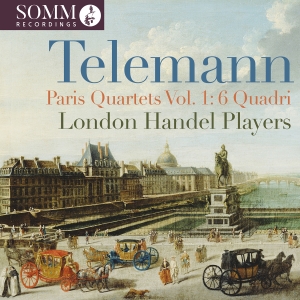 Telemann G P - Paris Quartets, Vol. 1: 6 Quadri (1 ryhmässä CD / Kommande / Klassiskt @ Bengans Skivbutik AB (5578667)