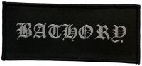 Bathory - Patch Logo (4,4 X 10,2 Cm) ryhmässä MERCHANDISE / Accessoarer / Kommande / Hårdrock @ Bengans Skivbutik AB (5579359)