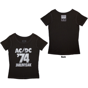 Ac/Dc - 74 Jailbreak Lady Grey T-Shirt ryhmässä MERCHANDISE / T-paita / Hårdrock @ Bengans Skivbutik AB (5581201r)