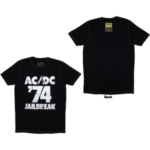 Ac/Dc - 74 Jailbreak Uni Bl T-Shirt ryhmässä MERCHANDISE / T-paita / Heavy Metal @ Bengans Skivbutik AB (5581202r)