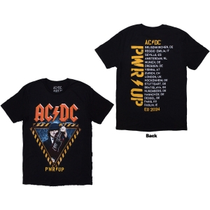 Ac/Dc - Angus Triangle Eu Tour 24 Uni Bl T-Shirt ryhmässä MERCHANDISE / T-paita / Hårdrock @ Bengans Skivbutik AB (5581206r)